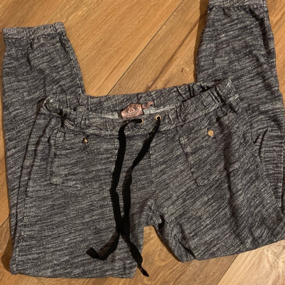 Vintage grey Juicy Couture sweatpants with black drawstring